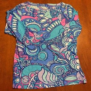 Vibrant Lilly Pulitzer top